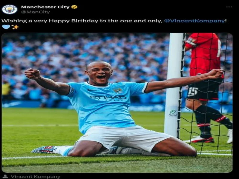 前队友:相信孔帕尼未来会执教曼城,他仍深爱着那里